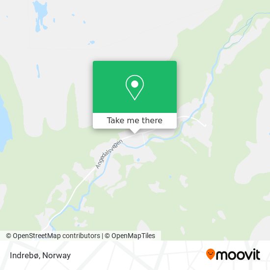 Indrebø map