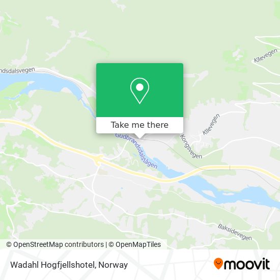 Wadahl Hogfjellshotel map