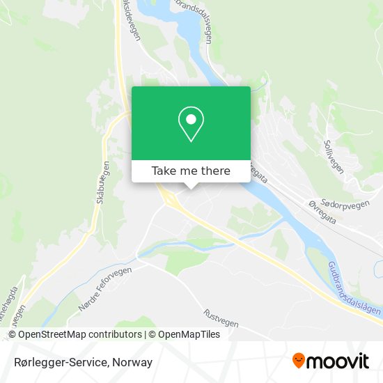 Rørlegger-Service map