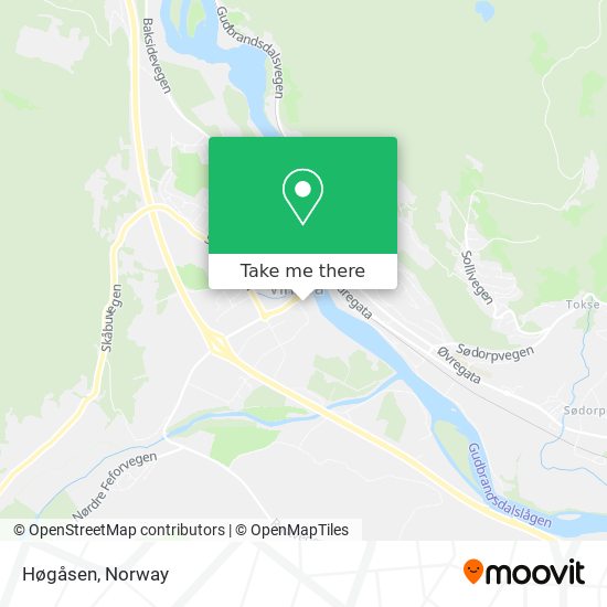 Høgåsen map