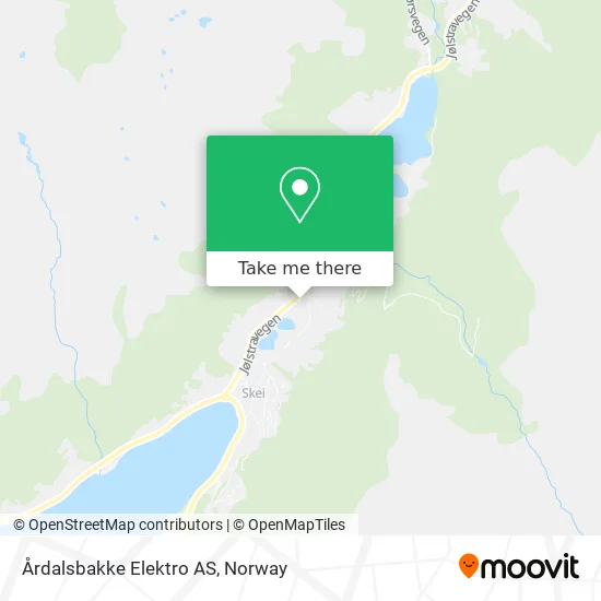 Årdalsbakke Elektro AS map