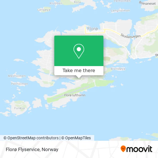Florø Flyservice map