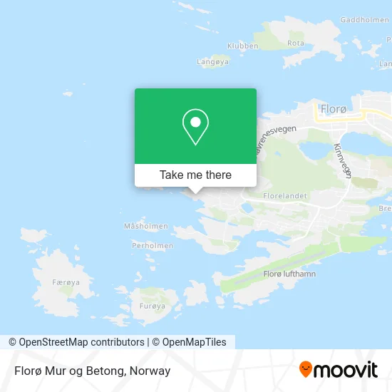 Florø Mur og Betong map