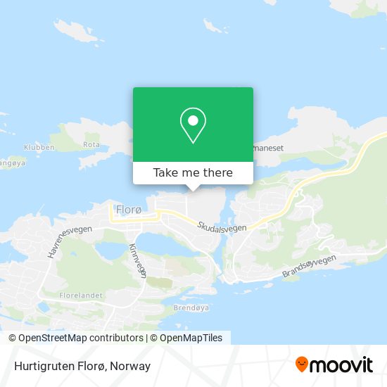 Hurtigruten Florø map