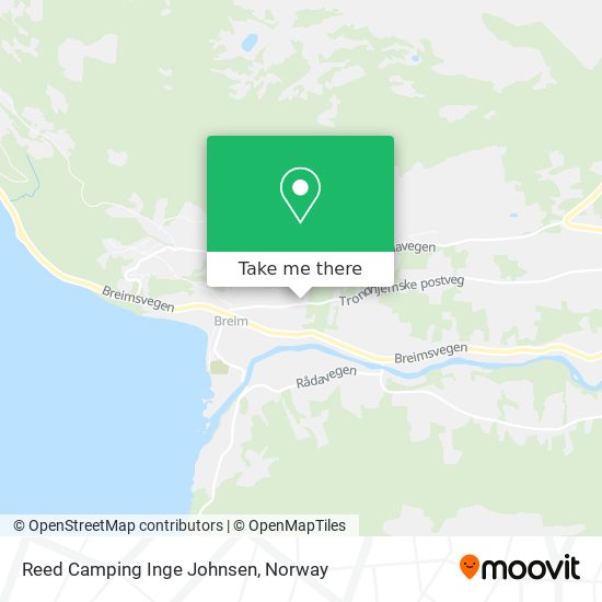 Reed Camping Inge Johnsen map