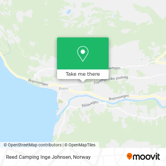 Reed Camping Inge Johnsen map