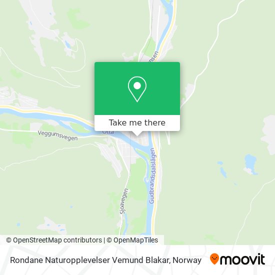 Rondane Naturopplevelser Vemund Blakar map