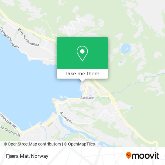 Fjæra Mat map