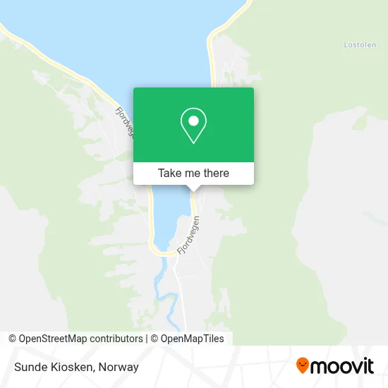 Sunde Kiosken map