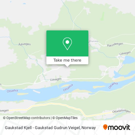 Gaukstad Kjell - Gaukstad Gudrun Veigel map