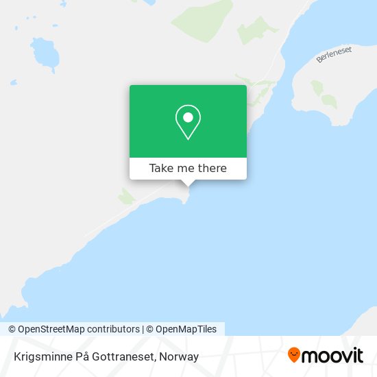 Krigsminne På Gottraneset map