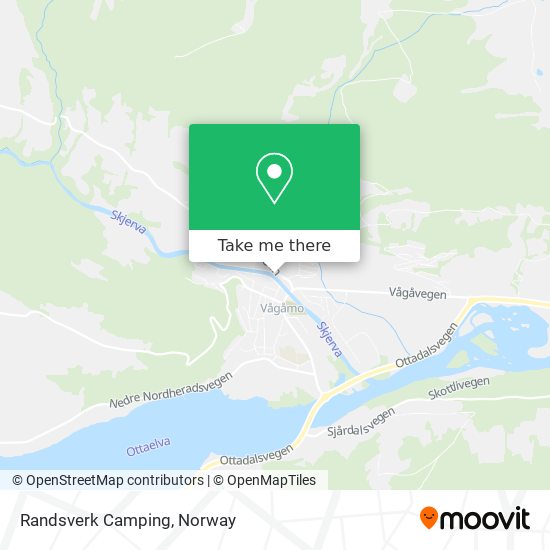 Randsverk Camping map