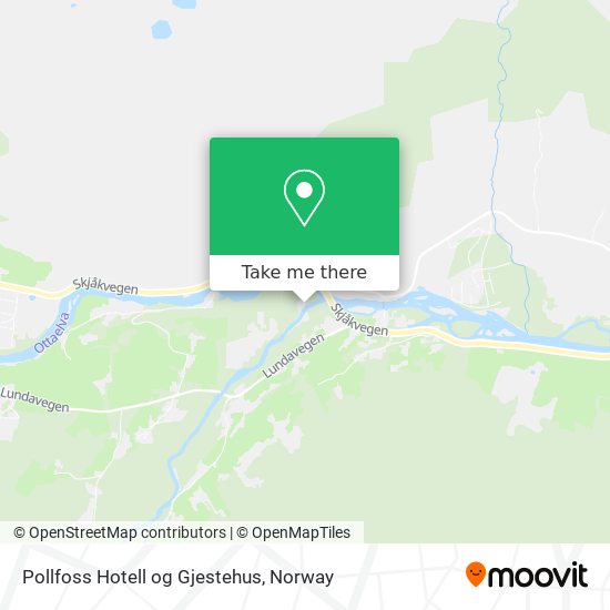 Pollfoss Hotell og Gjestehus map