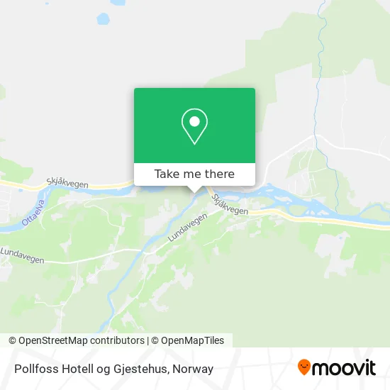 Pollfoss Hotell og Gjestehus map