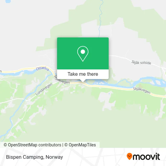 Bispen Camping map