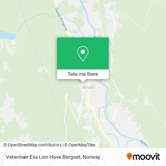 Veterinær Eva Linn Hove Bergset map