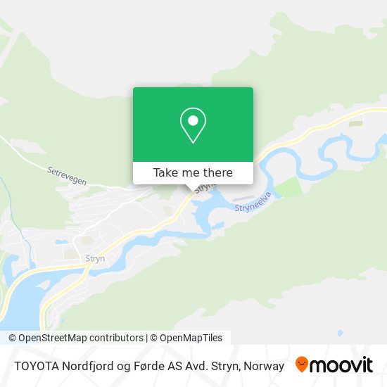 TOYOTA Nordfjord og Førde AS Avd. Stryn map