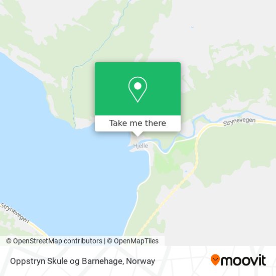 Oppstryn Skule og Barnehage map