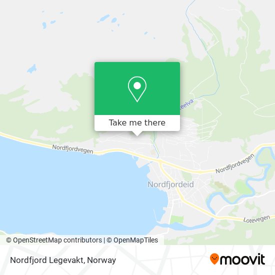 Nordfjord Legevakt map