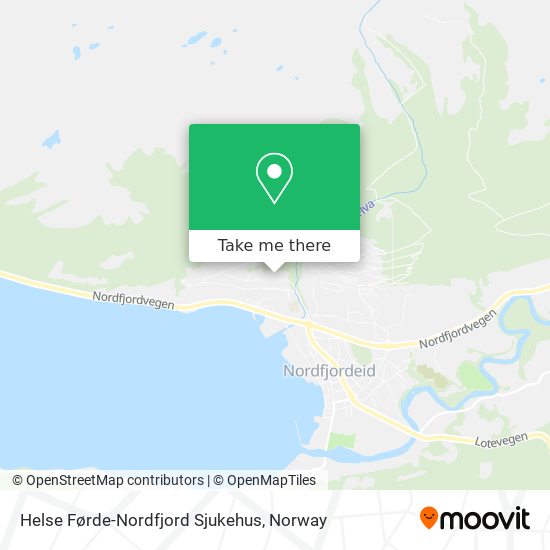 Helse Førde-Nordfjord Sjukehus map