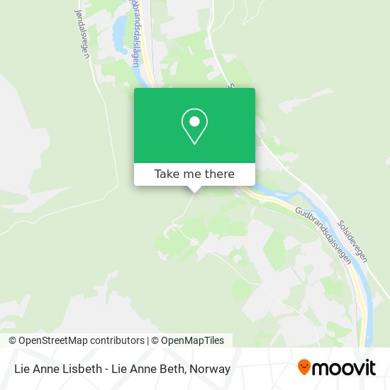 Lie Anne Lisbeth - Lie Anne Beth map