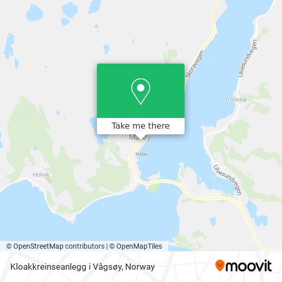 Kloakkreinseanlegg i Vågsøy map