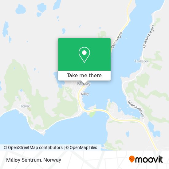 Måløy Sentrum map