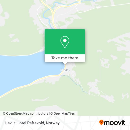 Havila Hotel Raftevold map