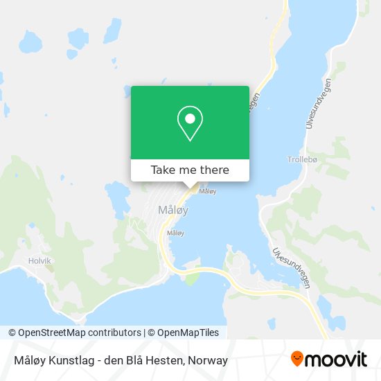 Måløy Kunstlag - den Blå Hesten map