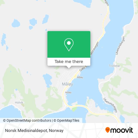 Norsk Medisinaldepot map