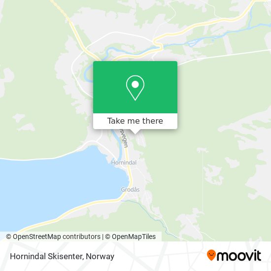 Hornindal Skisenter map