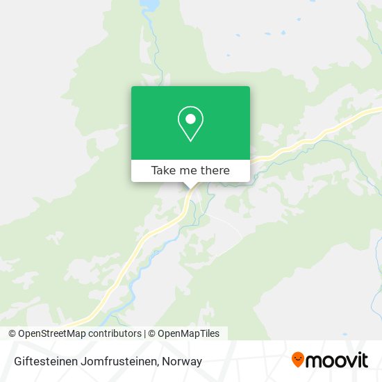 Giftesteinen Jomfrusteinen map