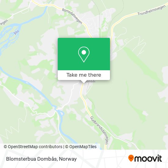 Blomsterbua Dombås map