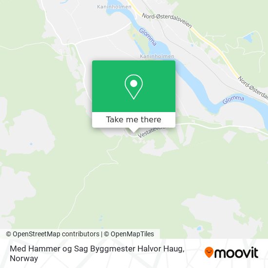 Med Hammer og Sag Byggmester Halvor Haug map