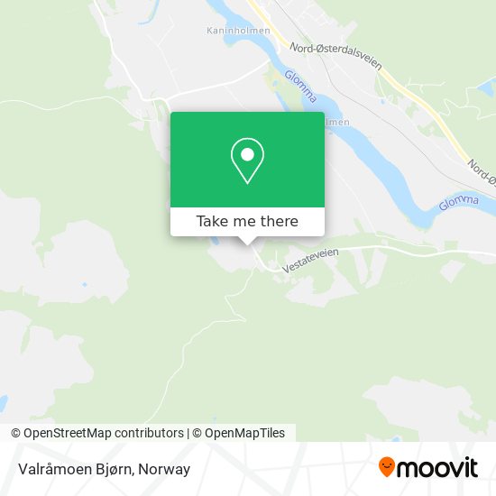 Valråmoen Bjørn map