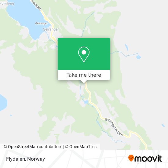 Flydalen map