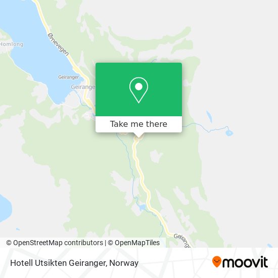 Hotell Utsikten Geiranger map