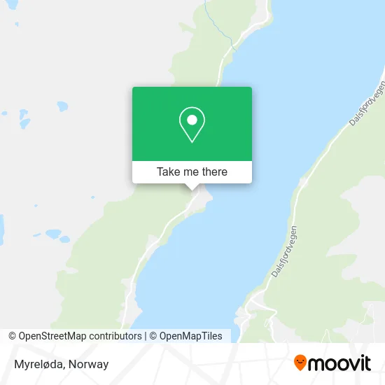 Myreløda map