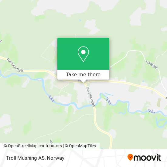 Troll Mushing AS map