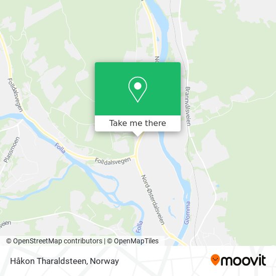 Håkon Tharaldsteen map