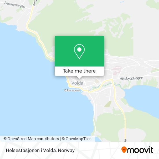 Helsestasjonen i Volda map