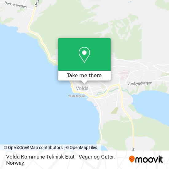 Volda Kommune Teknisk Etat - Vegar og Gater map