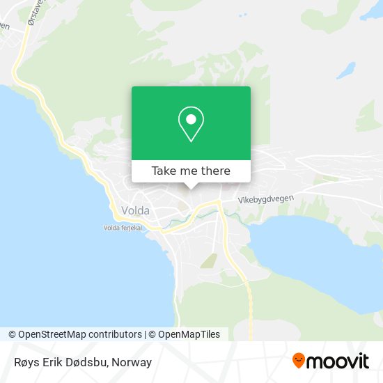 Røys Erik Dødsbu map