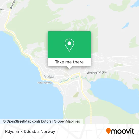 Røys Erik Dødsbu map