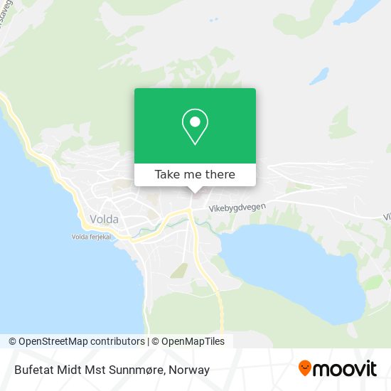 Bufetat Midt Mst Sunnmøre map