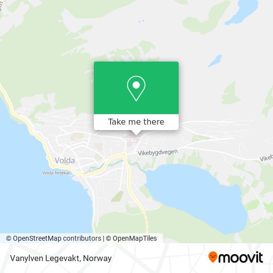 Vanylven Legevakt map