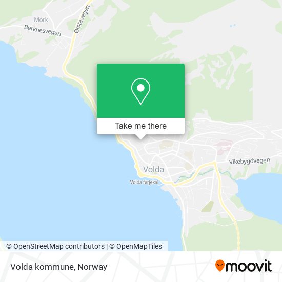 Volda kommune map