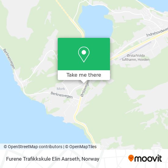 Furene Trafikkskule Elin Aarseth map