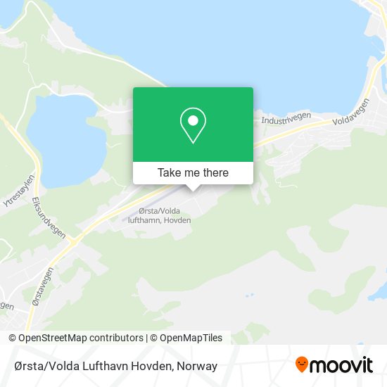 Ørsta/Volda Lufthavn Hovden map