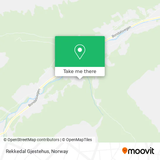 Rekkedal Gjestehus map